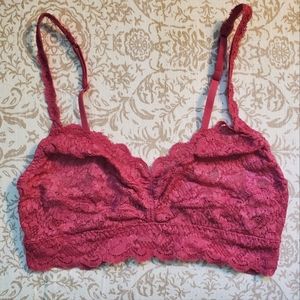 Cosabella Never Say Never Sweetie Bralette Med M Pink 34